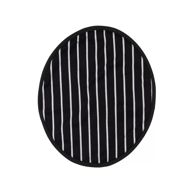 Rushbrookes Butchers Stripe Round Hob Cover (Made in UK)