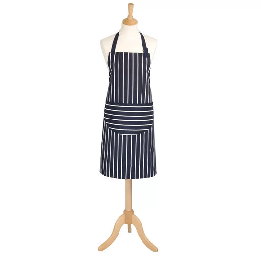 Rushbrookes Butchers Stripe Adult Apron (Made in UK)