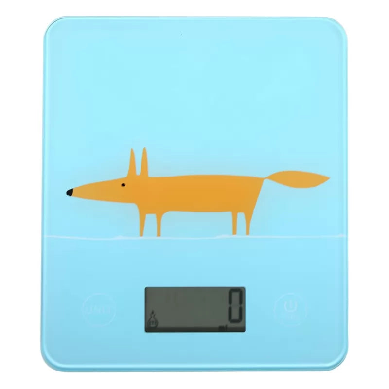 Scion Mr Fox Electronic Kitchen Scales - Blue