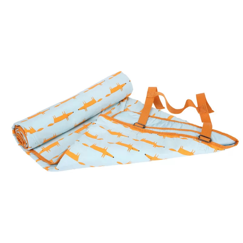 Scion Mr Fox Picnic Blanket - Blue