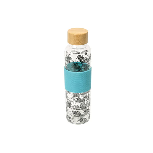 Scion Spike Glass Drinks Bottle - Aqua