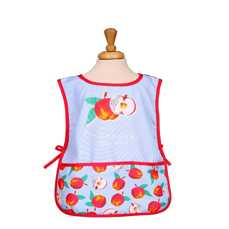 RHS Home Grown Apples RPET Childrens Messy Play Apron - Blue