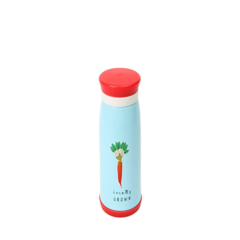 RHS Home Grown Carrots Childrens Drinks Bottle - Blue