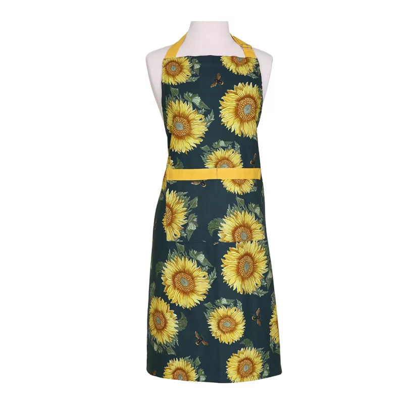 RHS Sunflower Adult Apron - Navy