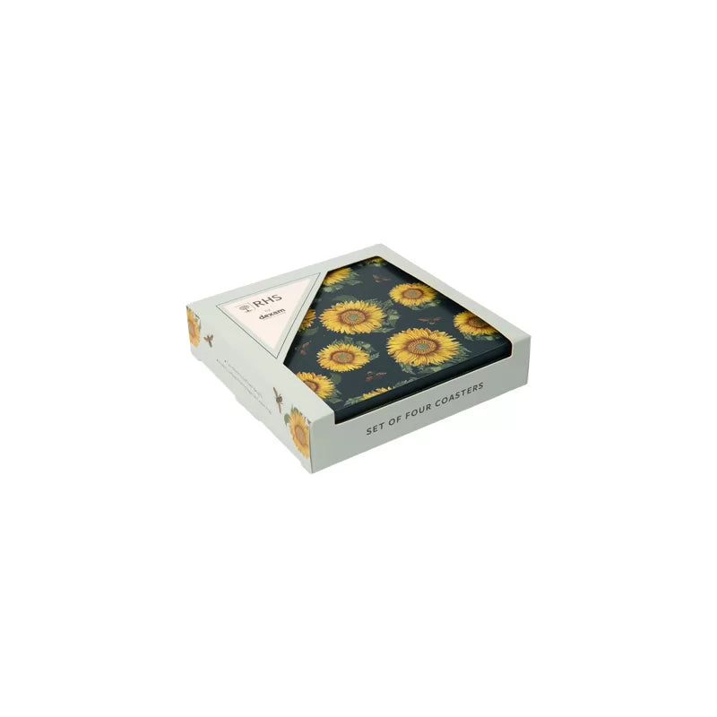 RHS Sunflower Set 4 Coasters
