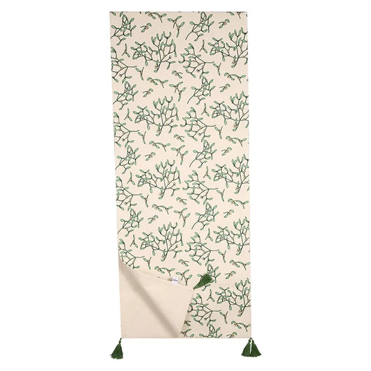 RHS Mistletoe Table Runner - Ivory