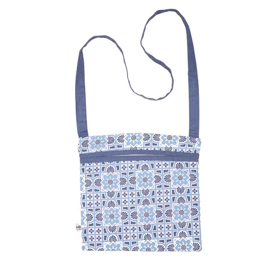 RHS Gertrude Jekyll Organic Cotton Peg Bag - Blue