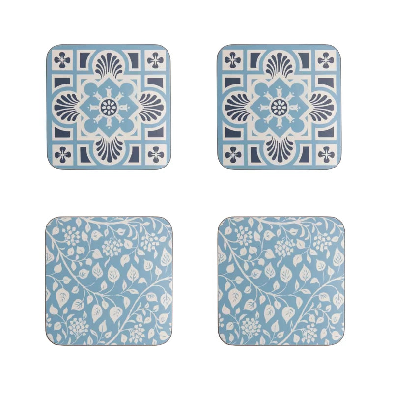 RHS Gertrude Jekyll Set of 4 Coasters - Blue