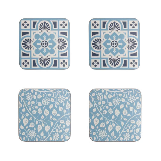 RHS Gertrude Jekyll Set of 4 Coasters - Blue