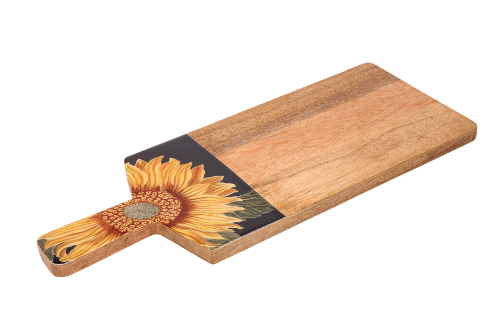 RHS Sunflower Mango Wood Serving Board