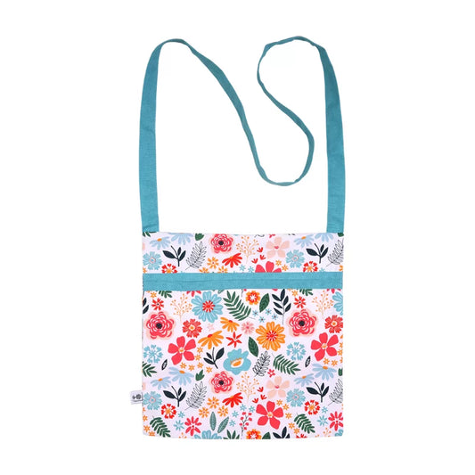 RHS Cottage Garden Organic Cotton Peg Bag - Multi