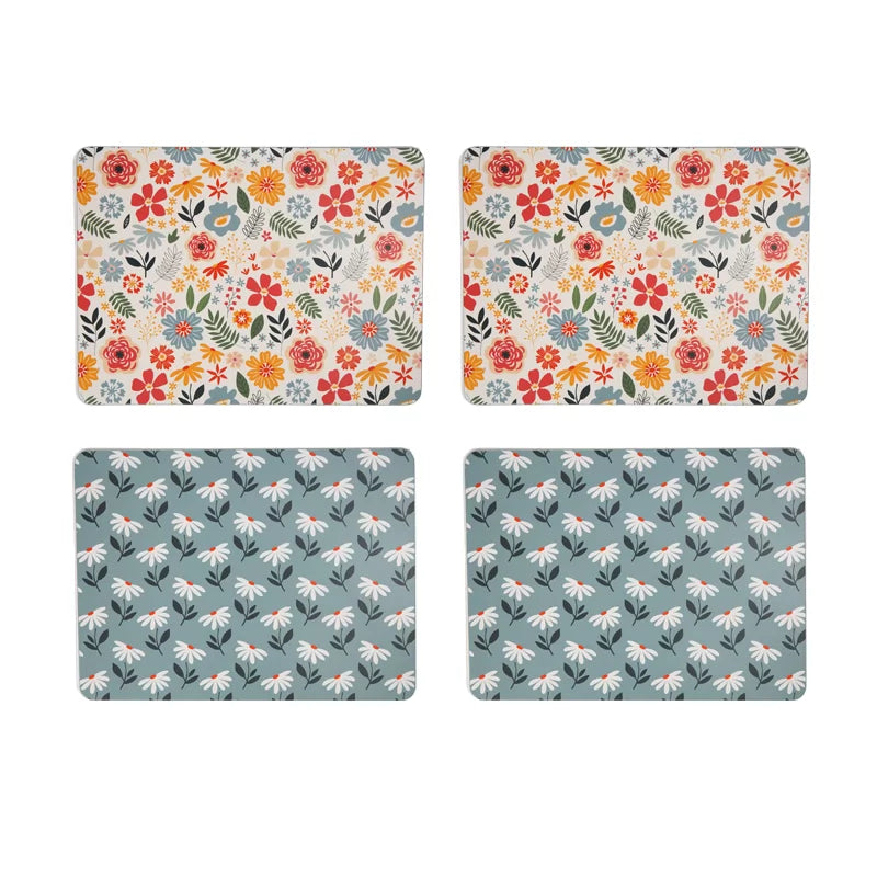 RHS Cottage Garden Set of 4 Placemats - Multi