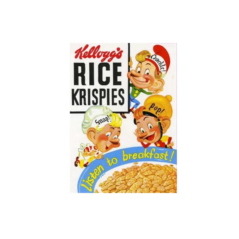 Vintage Kelloggs Rice Crispies Snap Crackle & Pop Tea Towel