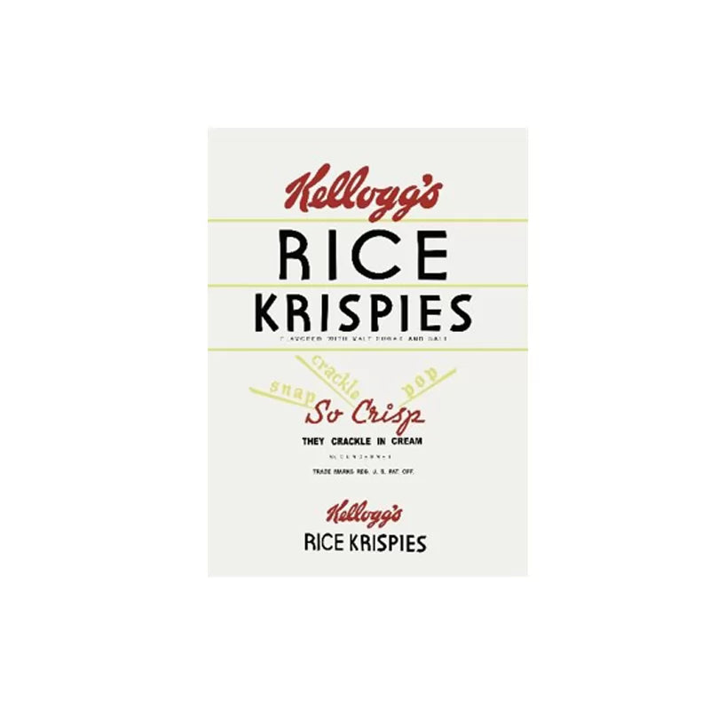 Vintage Kelloggs Rice Crispies Tea Towel