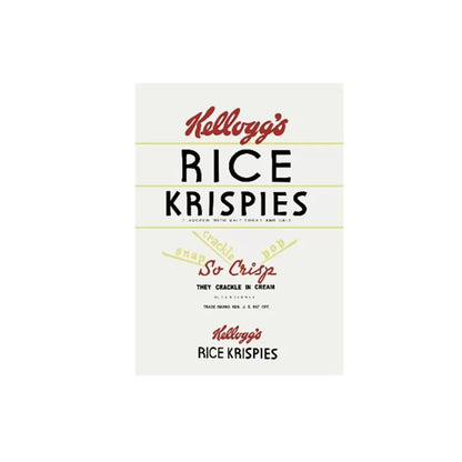 Vintage Kelloggs Rice Crispies Tea Towel