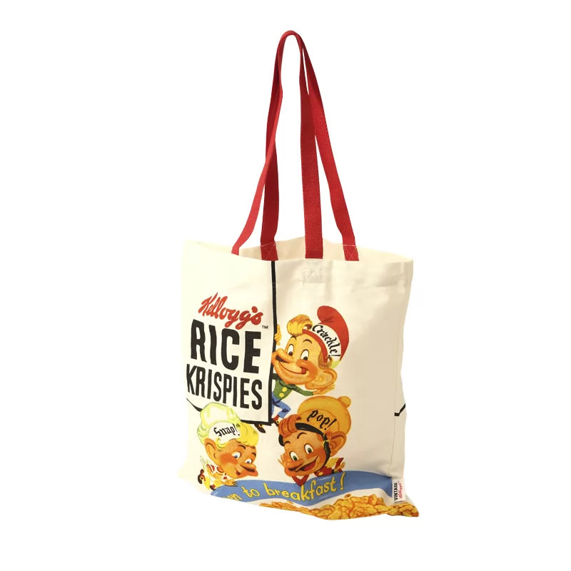 Vintage Kelloggs Rice Crispies Snap Crackle &amp Pop Tote Bag