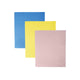 Pastel Pink; Yellow; Blue