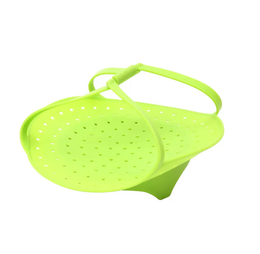 20cm Silicone Steamer - Green