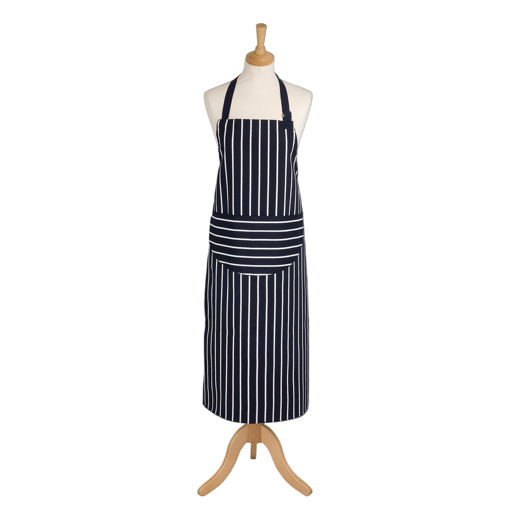 Rushbrookes Butchers Stripe Long Apron