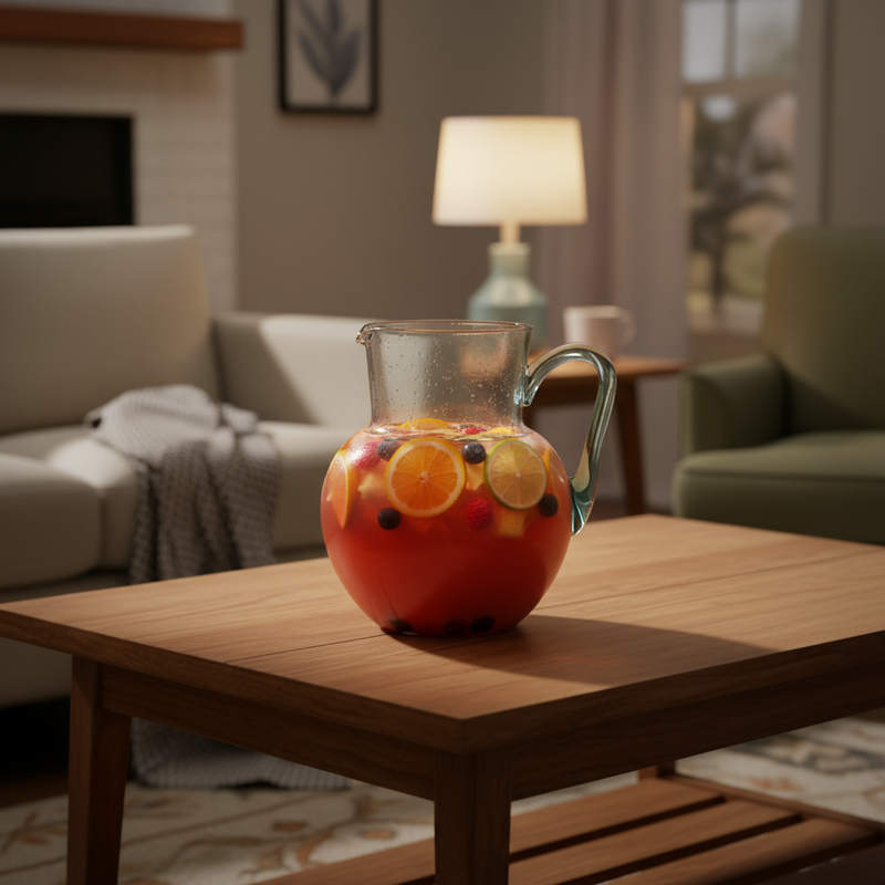 CellarDine 2.4L Recycled Glass Jug - Clear