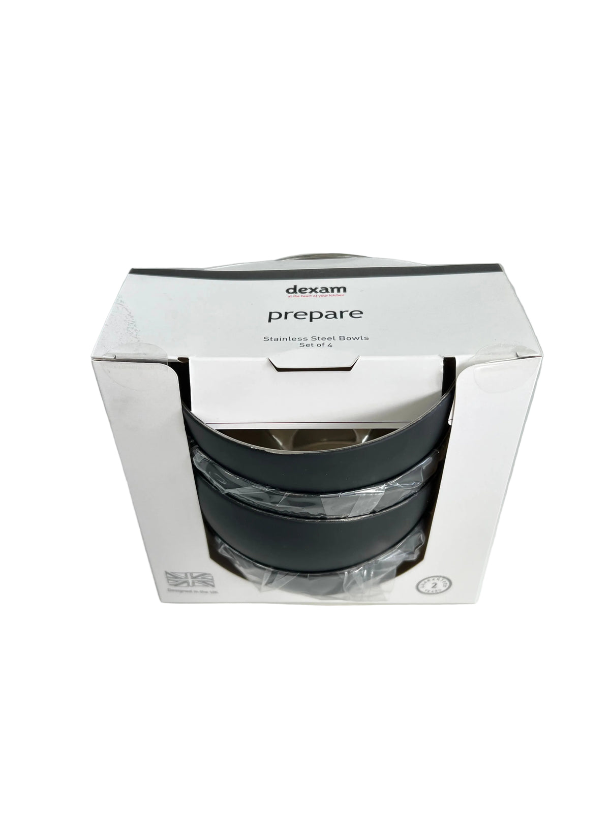 Set of 4 12cm Stainless Steel Mixing Bowls