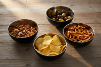 Set of 4 12cm Stainless Steel Mixing Bowls