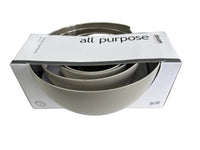 Set of 4 Assorted Stainless Steel Mixing Bowls