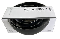 Set of 4 Assorted Stainless Steel Mixing Bowls