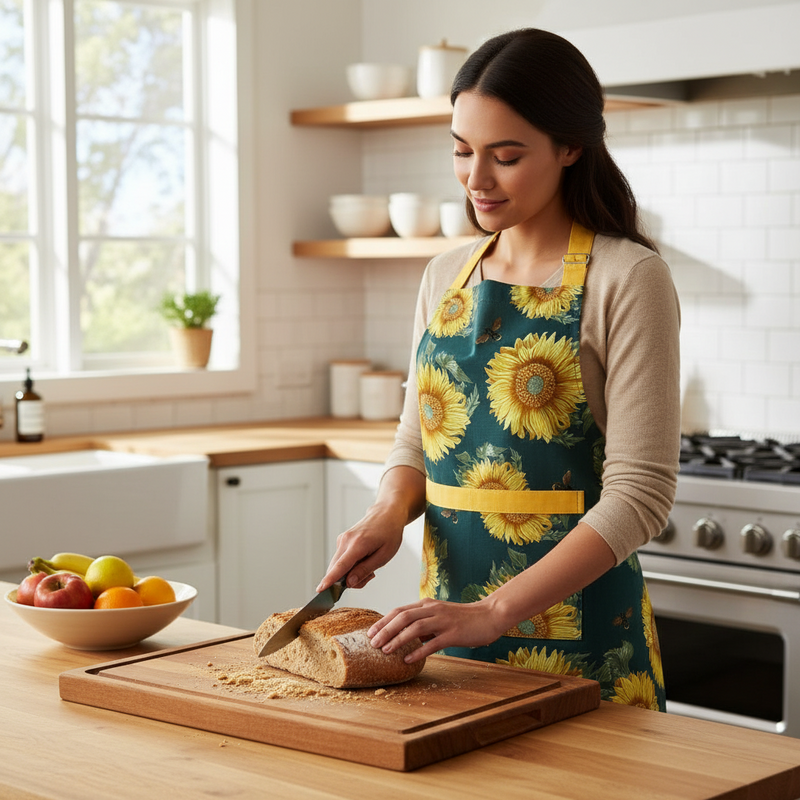 RHS Sunflower Adult Apron | Sustainable Cotton Apron