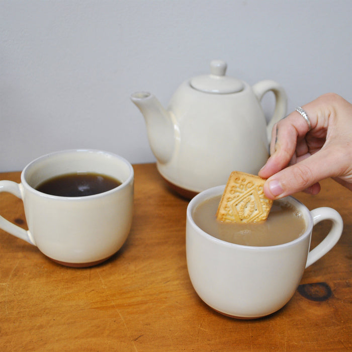 Sintra Glazed 800ml Terracotta Teapot